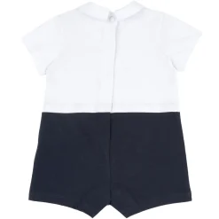 Pagliaccetto elegante, in cotone, apertura sulla schiena e a patello