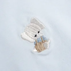 Pagliaccetto elegante, in cotone, apertura sulla schiena e a patello