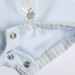 Pagliaccetto elegante, in cotone, apertura sulla schiena e a patello