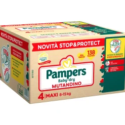 Pampers – esa pack babydry mutandino maxi 138 pz