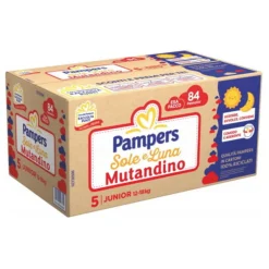 Pampers mutandina sole e luna junior 5 – esapack – 84 pezzi (taglia 5)