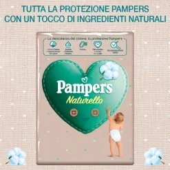Pampers naturello 0% profumo, taglia 3 (4-9 kg) – 22 pz