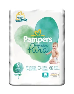 Pampers naturello 0% profumo taglia 5 (11-25 kg) – 19 pz