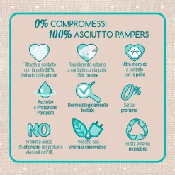 Pampers naturello 0% profumo taglia 5 (11-25 kg) – 19 pz