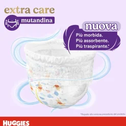 Pannolini extra care mutandina mega pack tg. 5 (12-17 kg) – 68 pannolini – huggies
