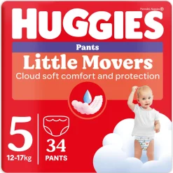 Pannolini little movers mutandina tg.5 – 34 pezzi – huggies