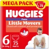 Pannolini little movers mutandina megapack tg.6 – 75 pezzi – huggies
