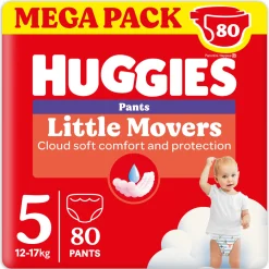 Pannolini little movers mutandina megapack tg.5 – 80 pezzi – huggies