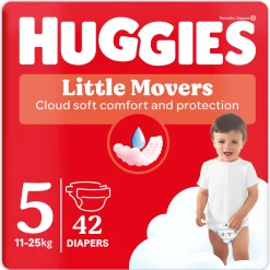 Pannolini little movers tg.5 – 42 pezzi – huggies