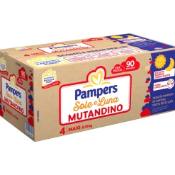 Pannolini sole e luna mutandino maxi x90 taglia 4 – pampers