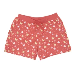 Pantaloncino jersey bimba corallo stampato