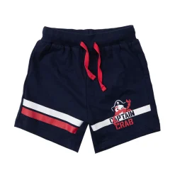 Pantaloncino jersey bimbo blu stampato