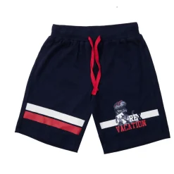 Pantaloncino jersey bimbo blu stampato