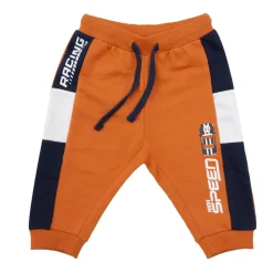 Pantalone bimbo felpato arancione