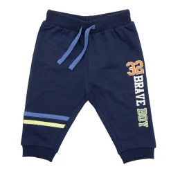 Pantalone bimbo felpato blue