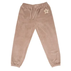 Pantalone ciniglia bimba beige “piccola stella”