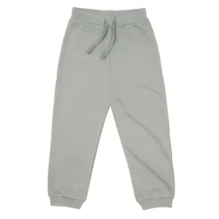 Pantalone extra sizes felpato french terry bimbo verde