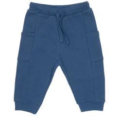 Pantalone felpato bimbo blue