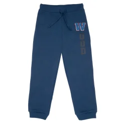 Pantalone felpato bimbo blue stampato