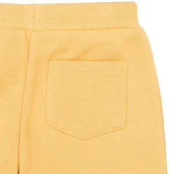 Pantalone felpato bimbo giallo