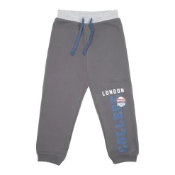 Pantalone felpato bimbo grigio scuro “london”
