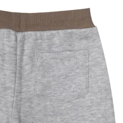Pantalone felpato bimbo grigio stampa “animali”