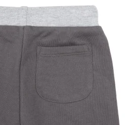Pantalone french terry bimbo grigio scuro