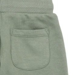 Pantalone french terry da bambino verde
