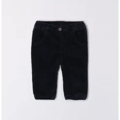 Pantalone velluto a coste blu