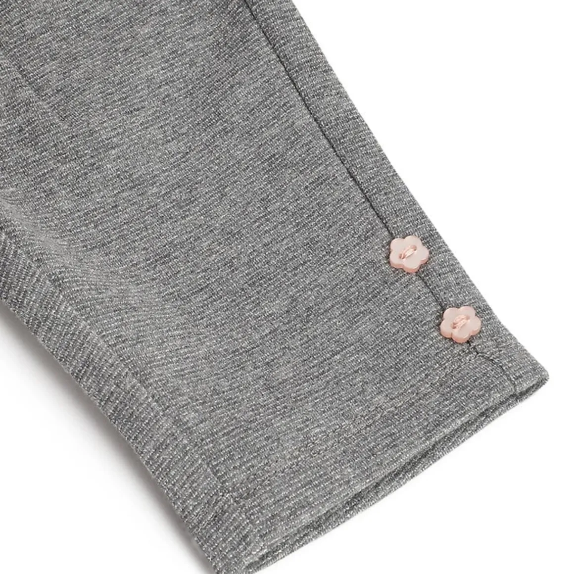 Pantaloni decorati color grigio – chicco
