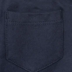 Pantaloni in felpa blu bimbo stampa dog