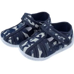 Pantofole per uso interno ed esterno casa, casa e asilo con strappo