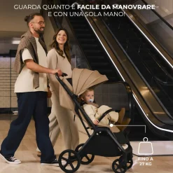 Passeggino leggero loom linen beige – kinderkraft