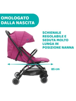 Passeggino trolley me aurora pink
