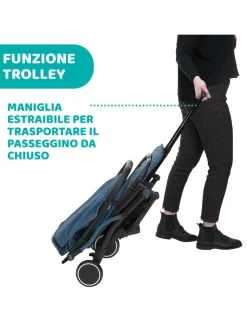 Passeggino trolley me calypso blue