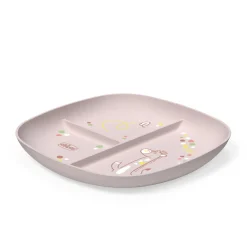 Piatto porzionato 18m+ rosa – chicco