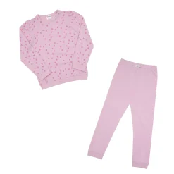 Pigiama due pezzi bimba rosa