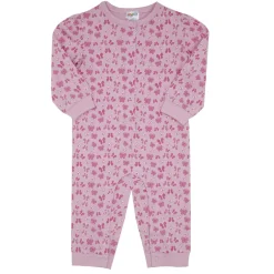 Pigiama intero bimba rosa stampato