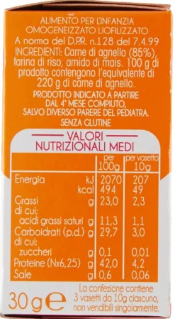 Plasmon – lio agnello – 3x10g