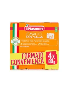 Plasmon – omogeneizzato cavallo – 4x80g