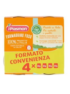 Plasmon – omogeneizzato formaggino – 4x80g