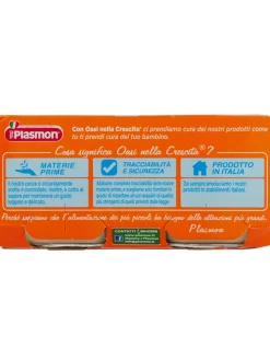 Plasmon – omogeneizzato nasello – patate – 2x80g