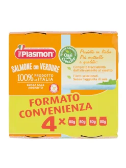 Plasmon – omogeneizzato salmone – 4x80g
