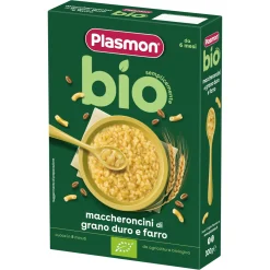 Plasmon 6+ pastina bio maccheroncini 300gr