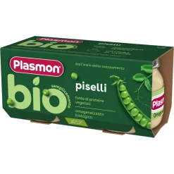 Plasmon omogeneizzato piselli bio 2×80 gr