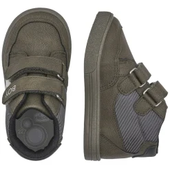 Polacchino falafel doppio velcro verde con scritta boy – chicco