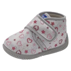 Polacchino tofu casa argento con all over cuori – chicco