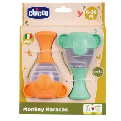 Primi giochi – maracas linea eco+, 6-36 mesi – chicco