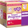 Progressi mutandino taglia 6 xl quadri pacco x60 – pampers