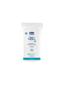 Quadrotti cotone baby moments chicco baby skin